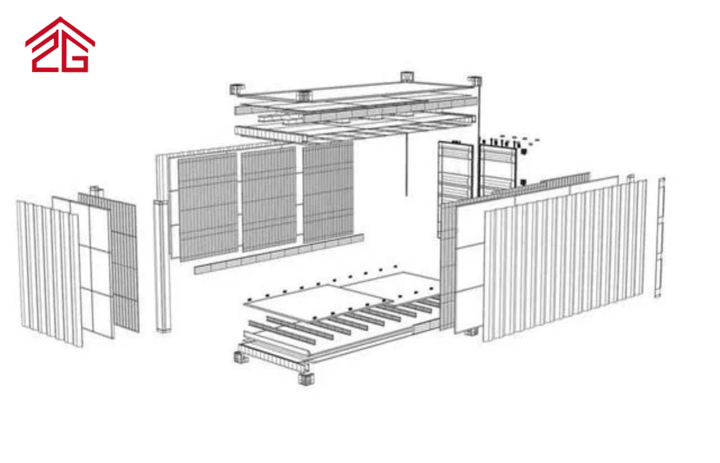 Räätälöity kaksikerroksinen Apple Cabin Container House -muodikas residenssi Räätälöity kaksikerroksinen Apple Cabin Container House -muodikas residenssi