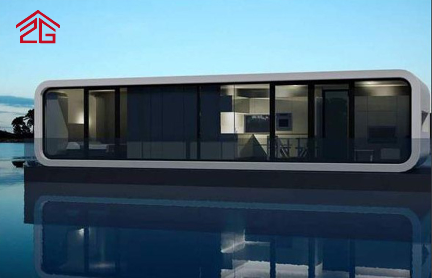 Räätälöity kaksikerroksinen Apple Cabin Container House -muodikas residenssi Räätälöity kaksikerroksinen Apple Cabin Container House -muodikas residenssi