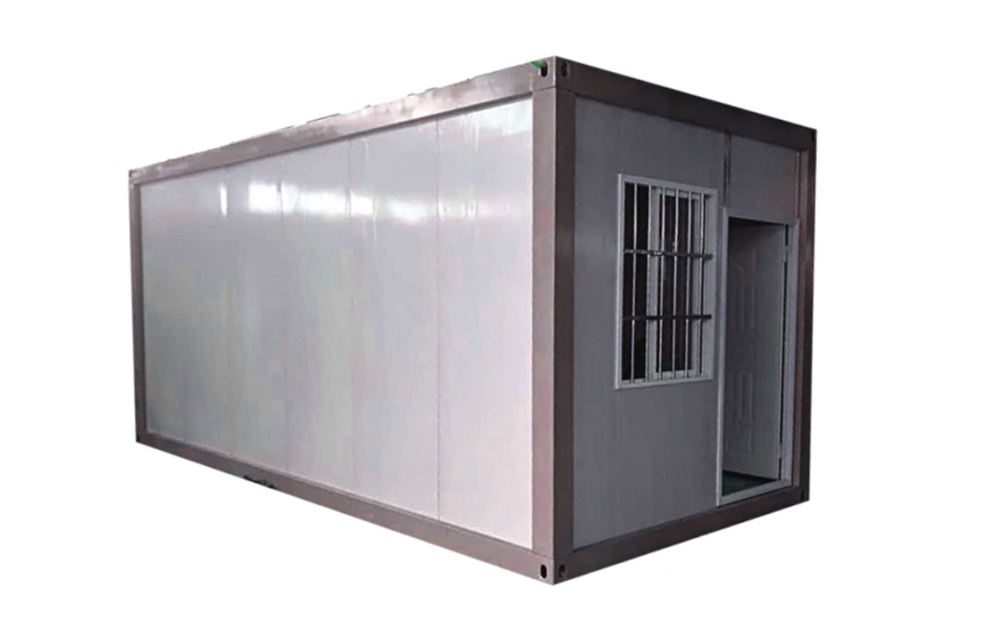 Kannettava 20 jalan esivalmistettu Flat Pack Container House Kustannustehokas toimisto