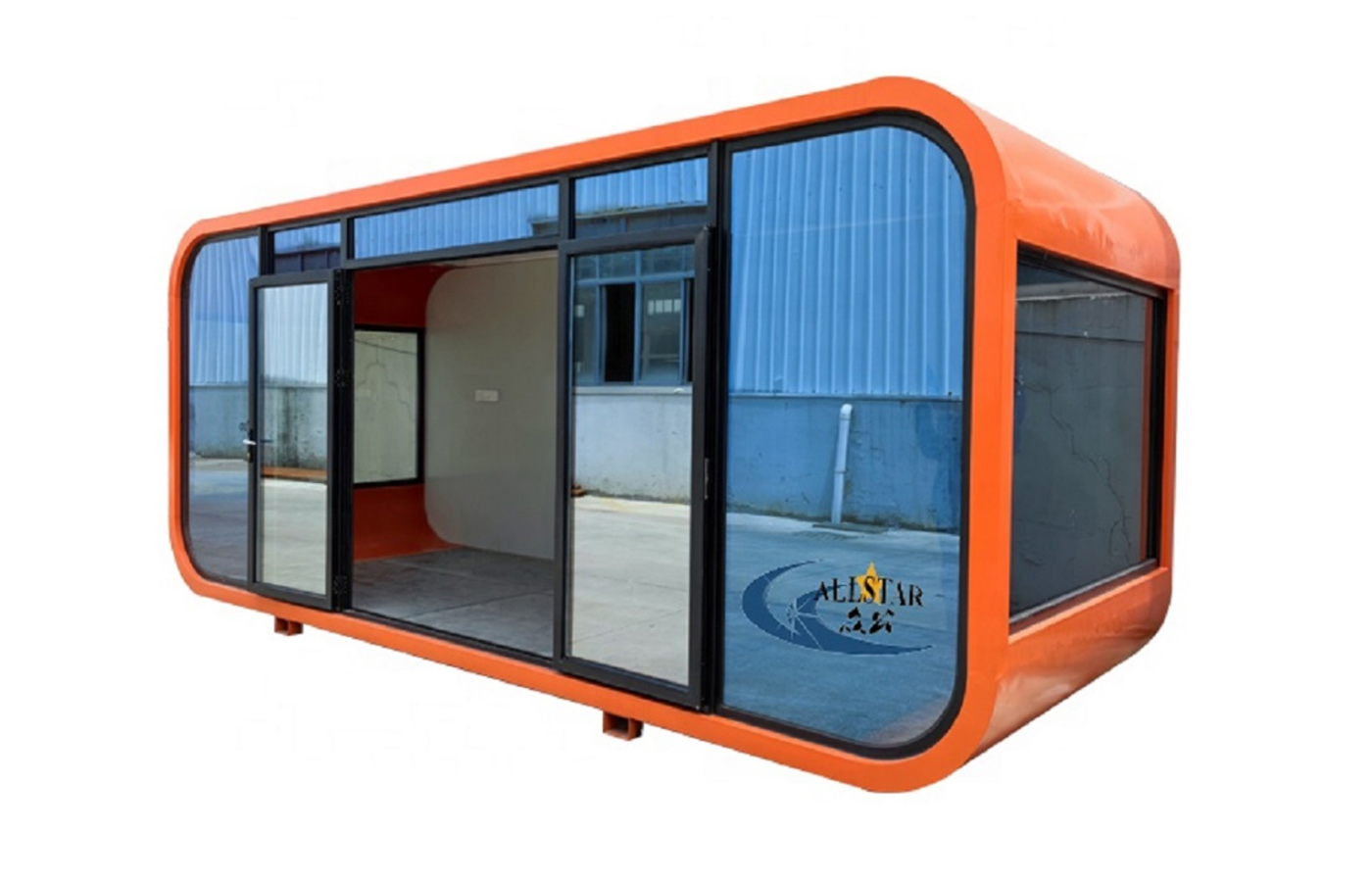 20 jalkaa moderni räätälöity Apple Container House High Luxury House Asuu suoraan kotiin